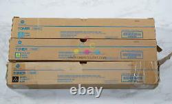 3 New OEM Konica Bizhub C450i/C550i/C650i TN626 CYK Toners ACV1430,230,130