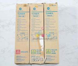 3 OEM Konica Minolta Press C8000 TN614 MYY Toners TN614M, TN614Y, A0V334, A0V234