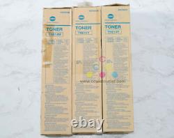 3 OEM Konica Minolta Press C8000 TN614 MYY Toners TN614M, TN614Y, A0V334, A0V234