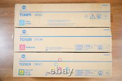 Genuine Konica Minolta TN713 CMY Toner Cartridges Bizhub C659 C759 Same Day Ship