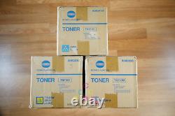 Genuine Konica Minolta TN713 CMY Toner Cartridges Bizhub C659 C759 Same Day Ship