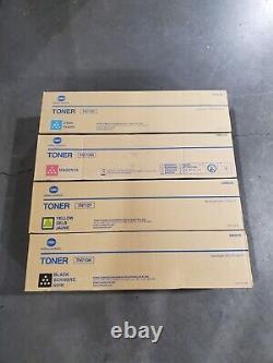Genuine Set of 4 NEW Konica Minolta TN-713 CMYK Toner Cartridges #69