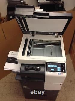 KONICA Minolta Bizhub 227 MultiFunction Printer withToner, Duplex, 45K Pages Printed