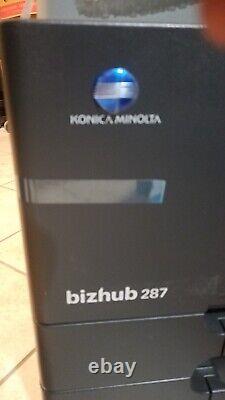 Konica Bizhub 287 Multifunction Commercial B&w Office Copier/printer/scanner