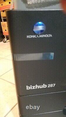 Konica Bizhub 287 Multifunction Commercial B&w Office Copier/printer/scanner