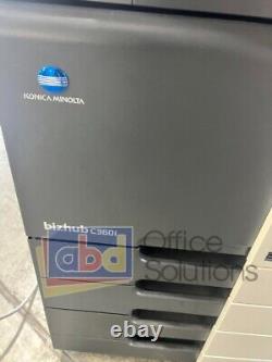 Konica Minolta BizHub C360i A3 Color Laser Copy Print Scan MFP 36 ppm 45K COPIES