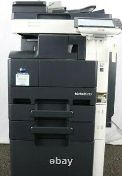 Konica Minolta Bizhub 223 A3 Mono Laser Multifunction Printer LOW METER COUNT