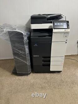 Konica Minolta Bizhub 368e Black & White Laser Printer Copy Machine (With Extras)