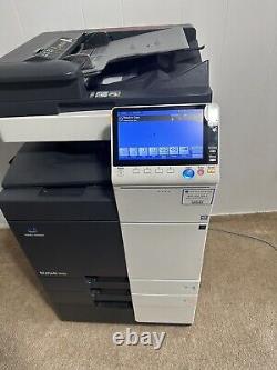 Konica Minolta Bizhub 368e Black & White Laser Printer Copy Machine (With Extras)
