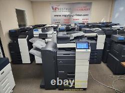 Konica Minolta Bizhub 458e Black/White Copier Printer Scanner. Meter only 8k