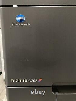Konica Minolta Bizhub C308 (23K Meter Only) Color Printer Copier Scanner Fax