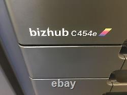 Konica Minolta Bizhub C454e Color Copier Printer Scanner Network LOW 126k total