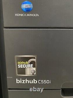 Konica Minolta Bizhub C550i (6k Meter Only) FS-539 Finisher Printer Copier Scan