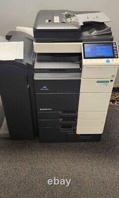 Konica Minolta Bizhub C654e Copier Printer Scanner Fax Finisher Duplex Office