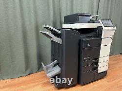 Konica Minolta Bizhub C659 Copier Printer Scanner Fax Booklet Finisher Low 40K