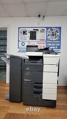 Konica Minolta Bizhub C759 Heavy Duty Commercial Printer, Low Meter, Finisher