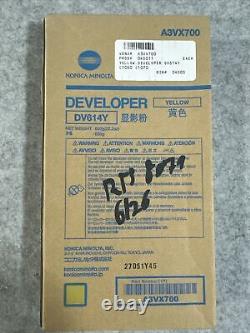 Konica Minolta DV-614Y Yellow Developer, bizhub PRESS C1070