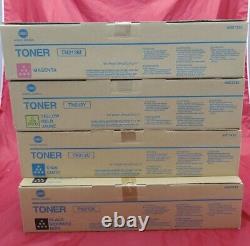 Konica Minolta TN213 CMYK Toner Cartridges BizHub C203/C253 NewGenuine Original