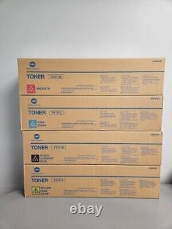 Konica Minolta TN711 CMYK Toner Cartridges Set Bizhub C654