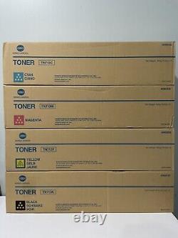 Konica TN713 A9K8130 8230 8330 8430 Toner Cartridges Set KYMC C759 C659 OEM NEW