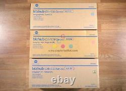 Lot of 3 Konica Minolta IU312 CMY Imaging Unit Cartridges bizhub C20/ C30 Series