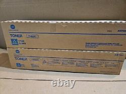 TN622C Set of Two Konica Minolta Cyan Toner Cartridges C1085 C1100 C6085